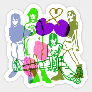 Cherry Gals 2 Sticker